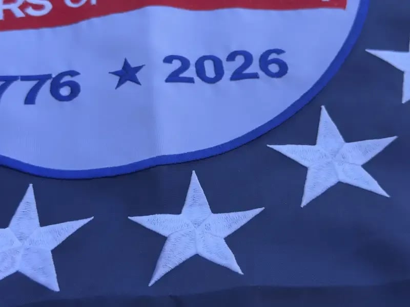 Last Day 50% OFF🔥250th Anniversary USA Commemorative Flag (3x5 Ft),Double-Sided Embroidered