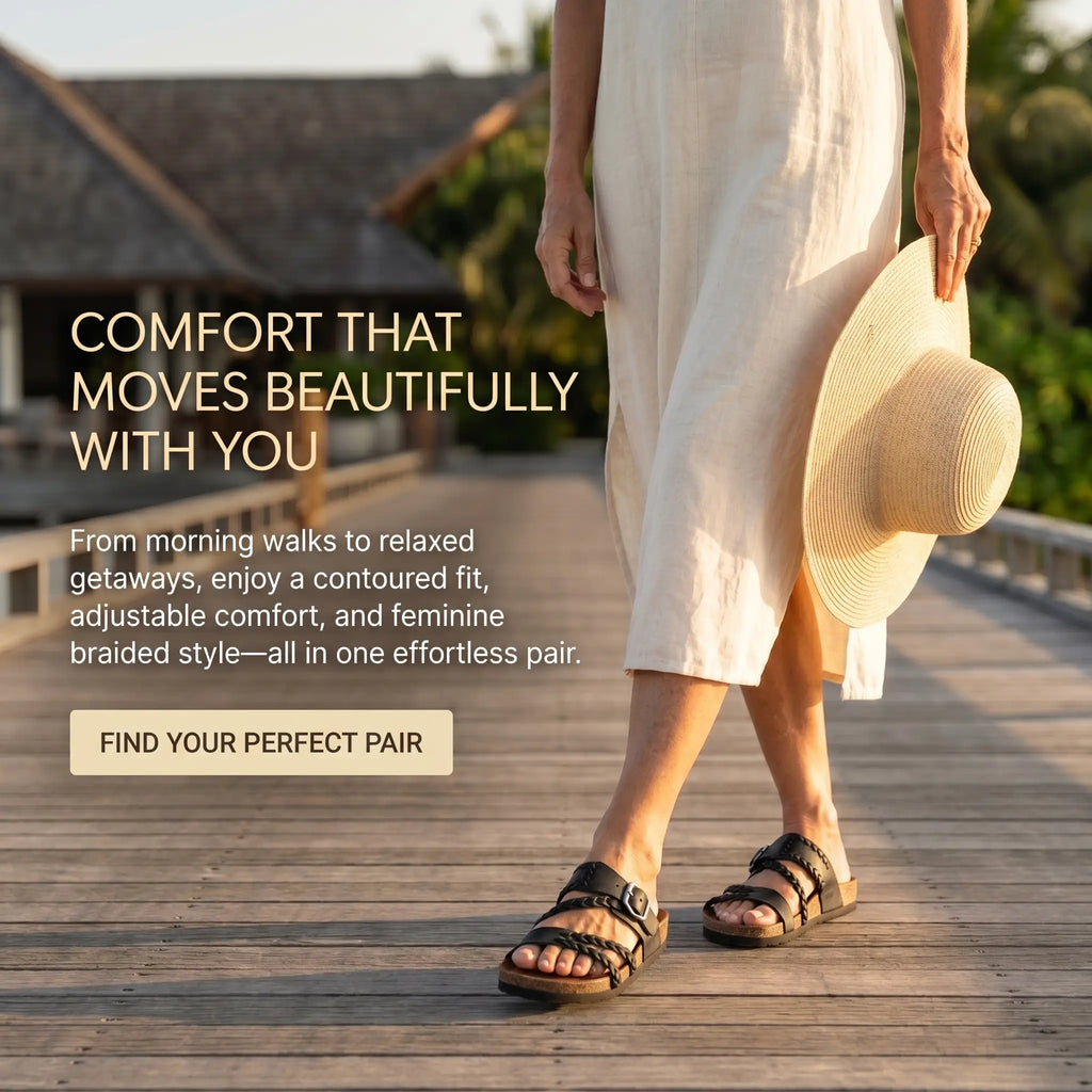 🔥 LAST DAY 50% OFF-Hayleigh Braided Cork Sandals – Your Feet Called. They Want These.
