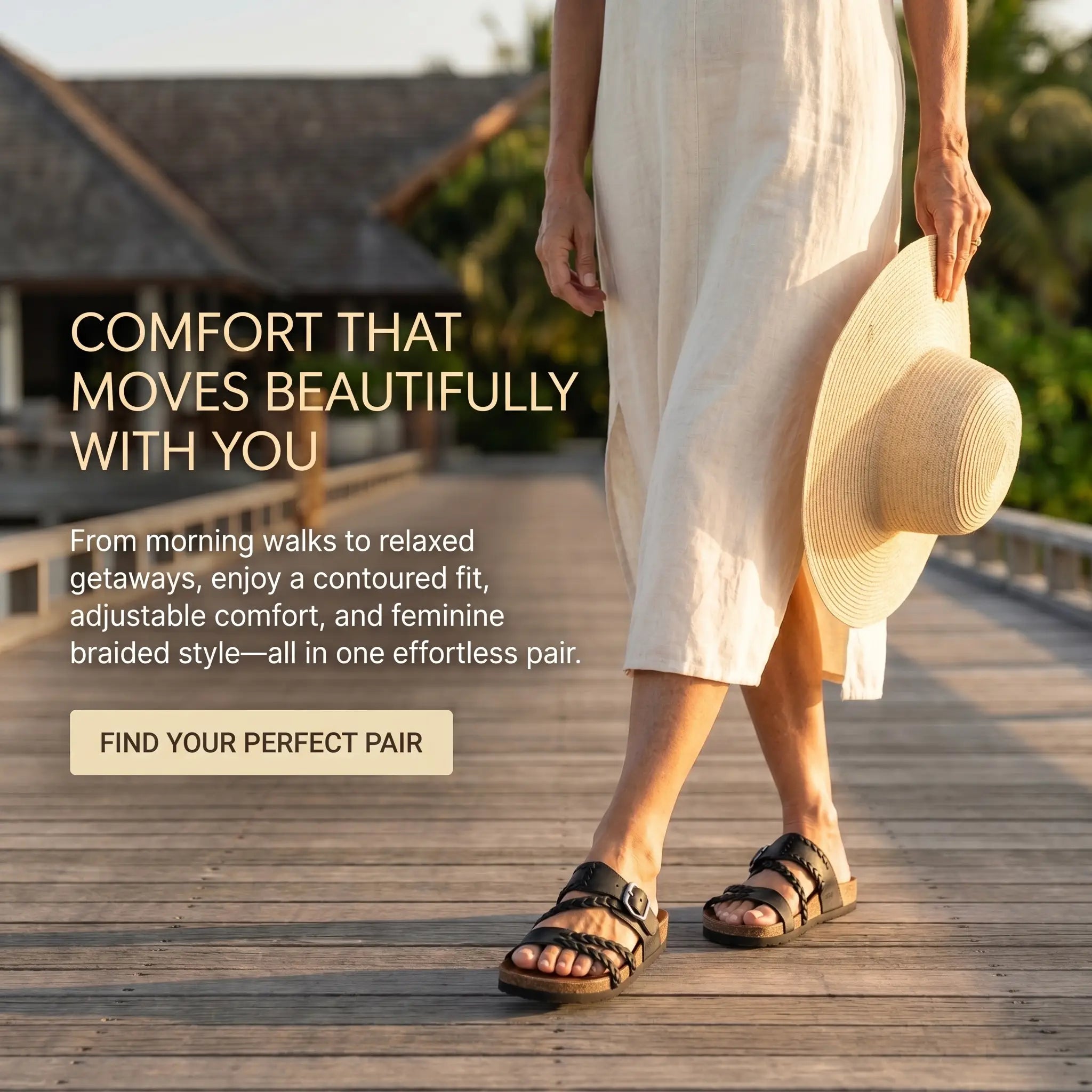 🔥 LAST DAY 50% OFF-Hayleigh Braided Cork Sandals – Your Feet Called. They Want These.
