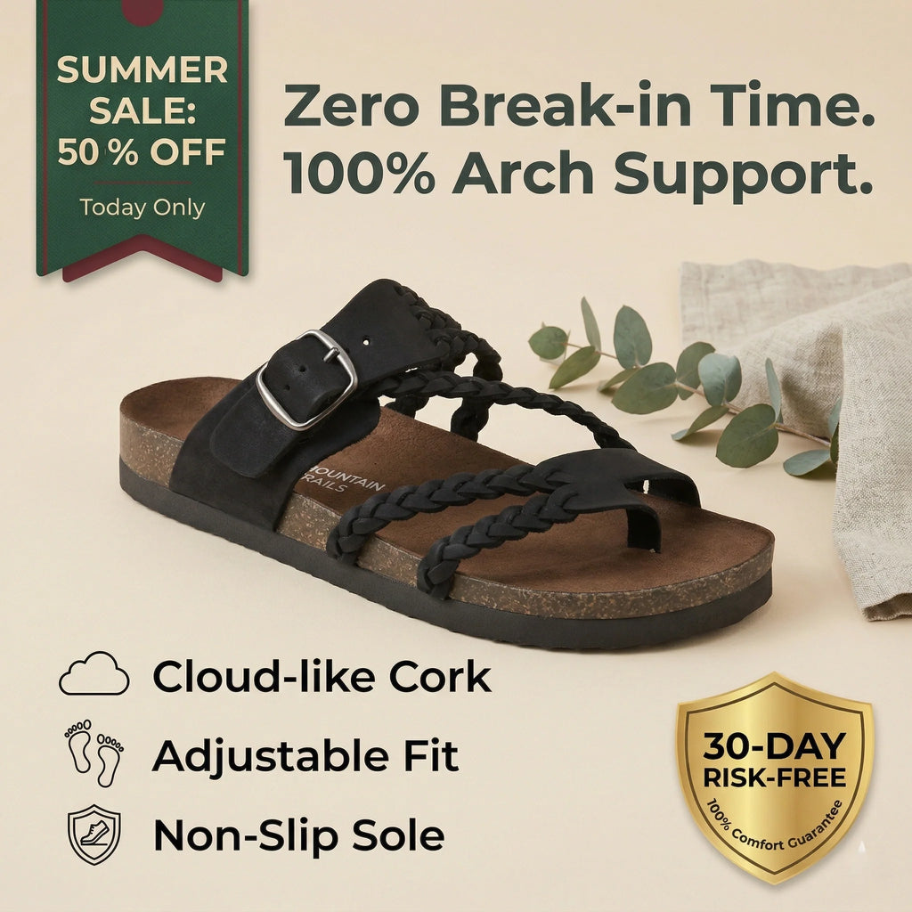 Hand-Braided Artisan Sandal – Pain-Free Support for Every Step | Mother's Day Special 50% OFF 🎁
