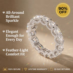 Moissanite Eternity Band