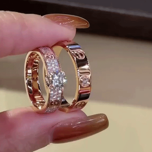 The Timeless Elegance: 18K Gold Vermeil Moissanite Ring--Last Day Sale-90% OFF🔥