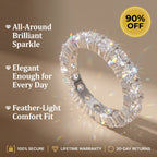 The Timeless Elegance - Premium Moissanite Eternity Band🔥 Final Flash Sale: 90% OFF