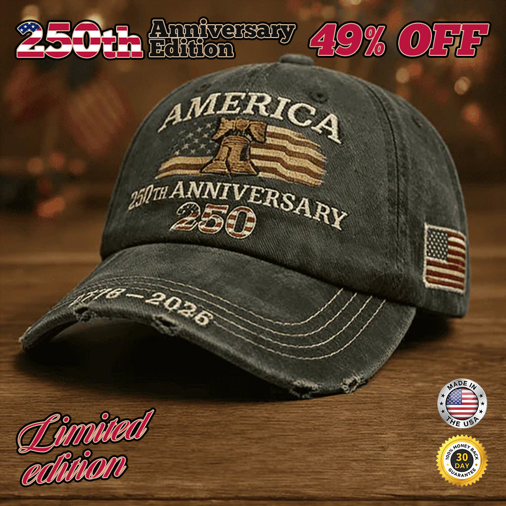 🔥 Final Flash Sale: 49% OFF - America 250th Anniversary Commemorative Cap (1776-2026)🔥