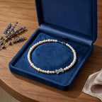 Elegant Pearl Necklace with Silver Butterfly Pendant