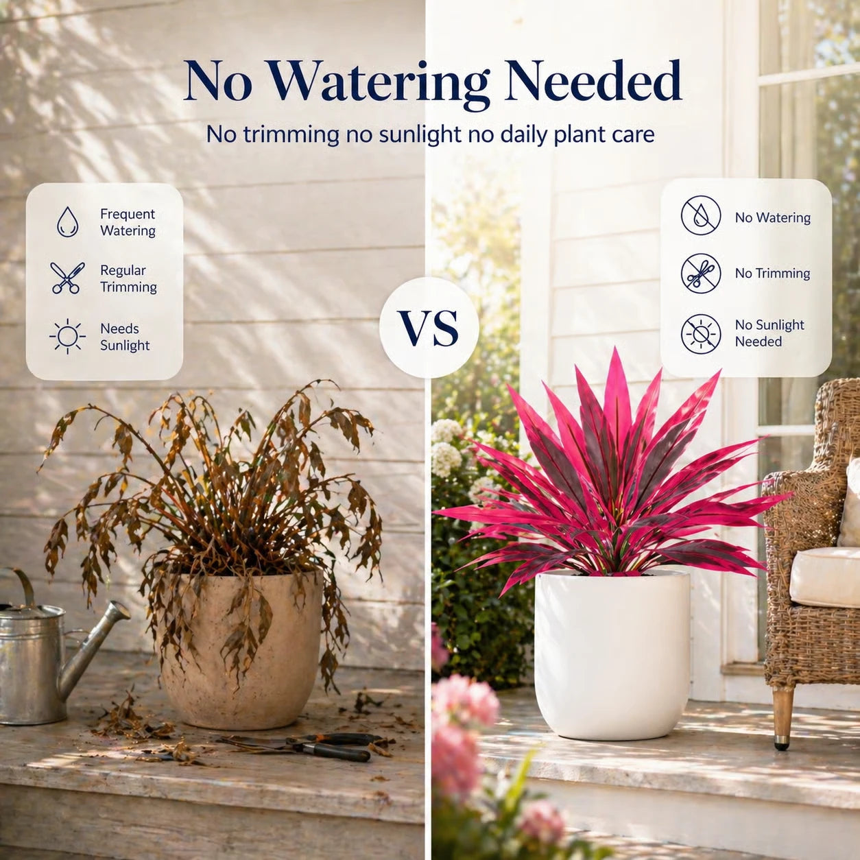 🌺 Last Day 50% OFF – No-Maintenance Artificial Tropical Plant