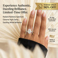The Oval & Marquise Accent Premium Moissanite Ring | 90% OFF Limited Time, Last Day!🔥