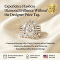 Flawless Brilliance: Oval Moissanite Stackable Statement Ring | 90% OFF Limited Time, Last Day!