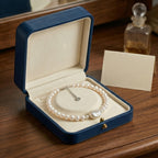 Elegant Pearl Necklace with Baroque Pearl Pendant