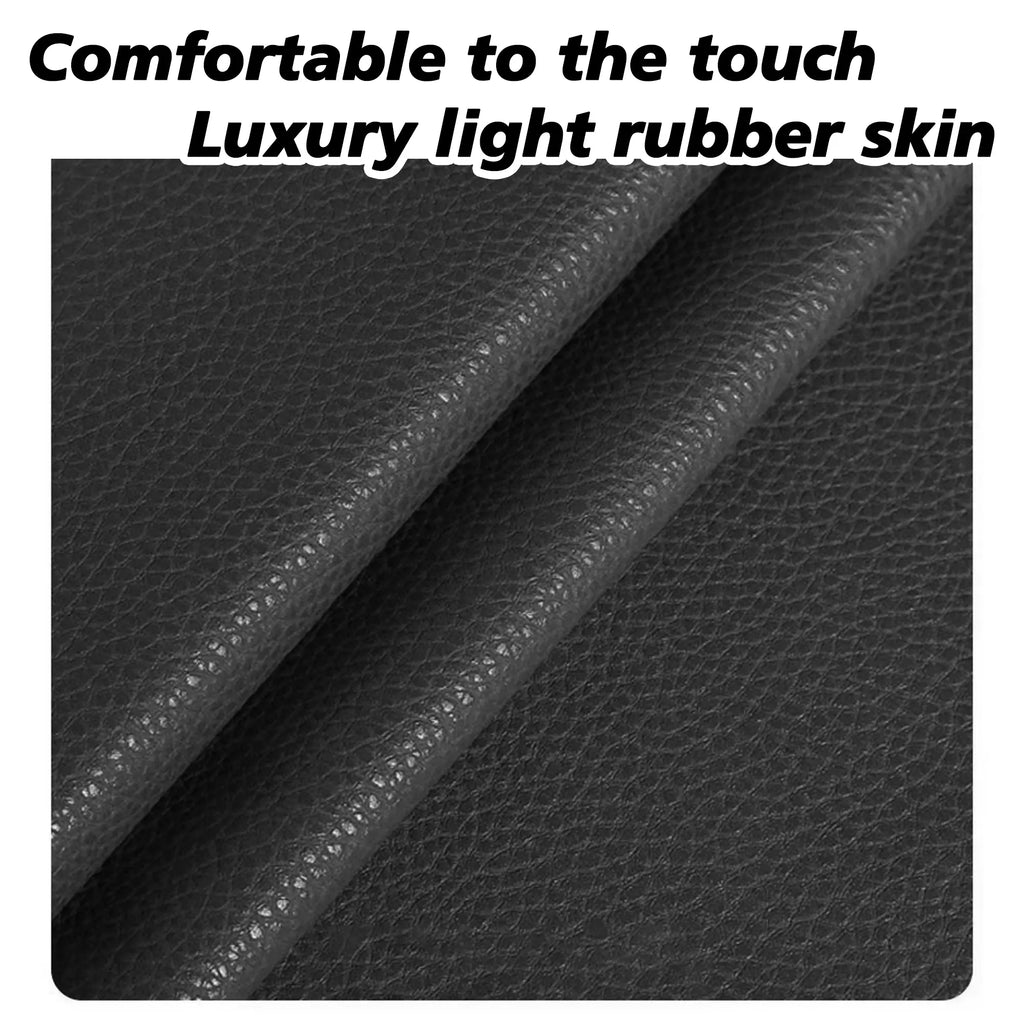 Car Seat Headrest Hooks, Improved Double Hooks for Car Seats to Hold Kids' Toys, Hats, Masks, and Sunglasses, Soft and Gentle Faux Leather