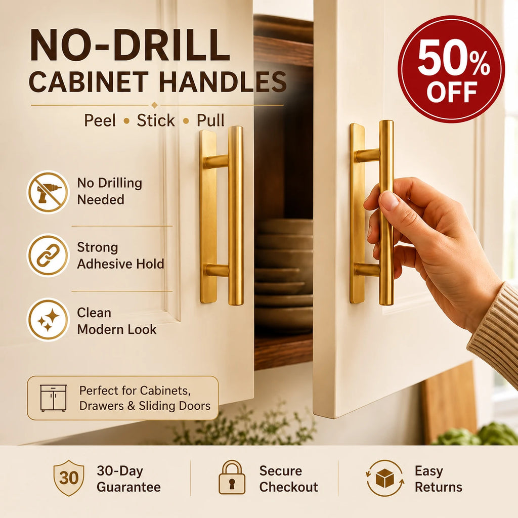🔥Limited Time 50% Off: Corette Adhesive Cabinet Pull - Limited Time Offer