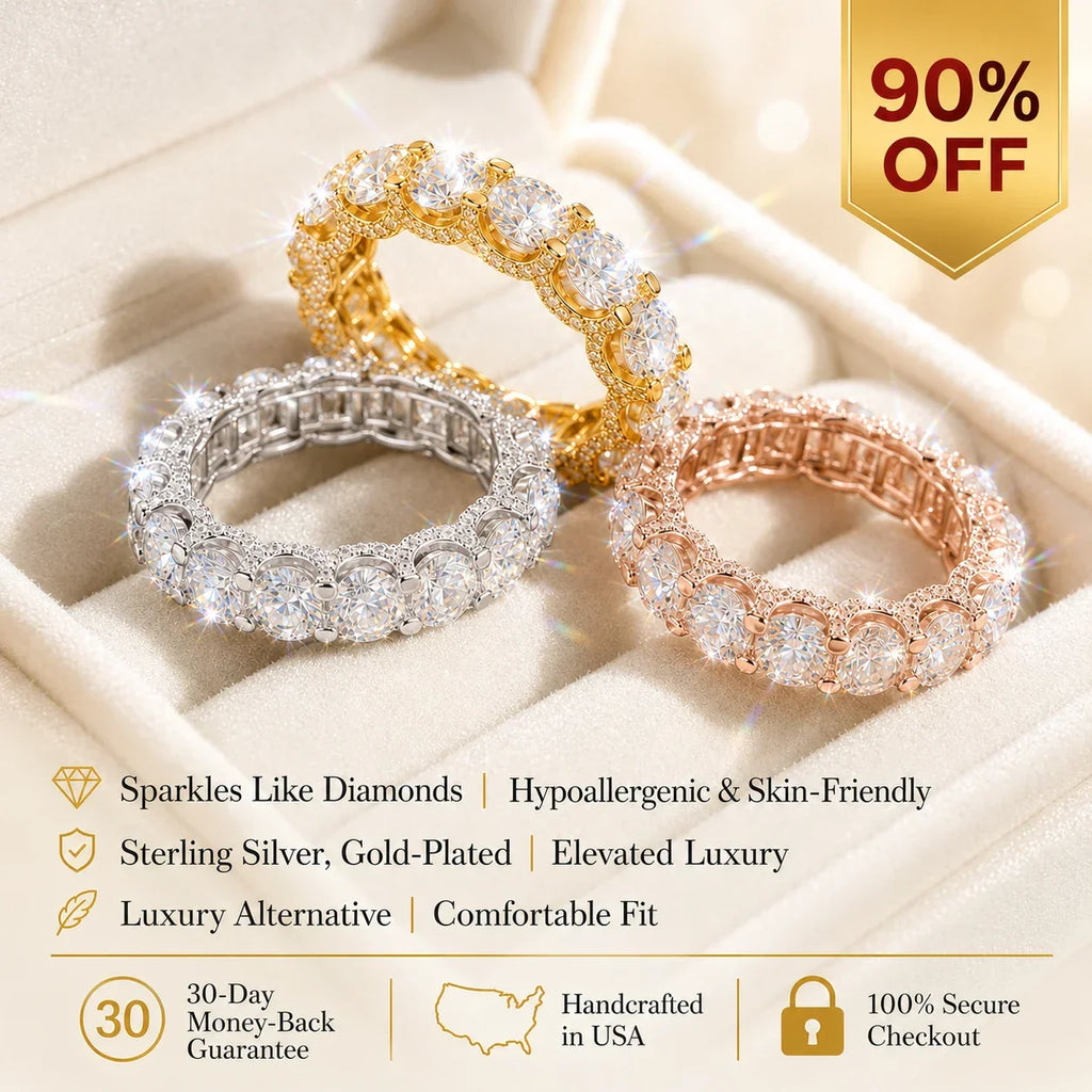 Moissanite Eternity Band