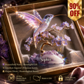 🔥 LAST DAY 50% OFF-Personalized Amethyst-Inspired Hummingbird Acrylic Plaque