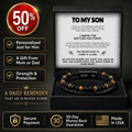 🔥LAST DAY 50% OFF —Engraved Tiger Eye Son Bracelet
