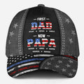 First Dad Now Papa - Personalized Custom Classic Cap
