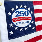 Last Day 50% OFF🔥250th Anniversary USA Commemorative Flag (3x5 Ft),Double-Sided Embroidered