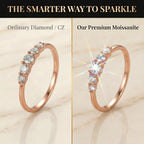 High-Clarity 5-Stone Premium Moissanite Ring | 90% OFF Limited Time, Last Day!🔥