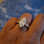 Vintage Floral Setting 3CT Dutch Marquise Moissanite Ring | 90% OFF Limited Time, Last Day!🔥