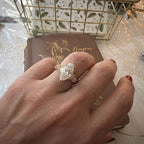 The Twisted Band Marquise Premium Moissanite Ring | 90% OFF Limited Time, Last Day!🔥