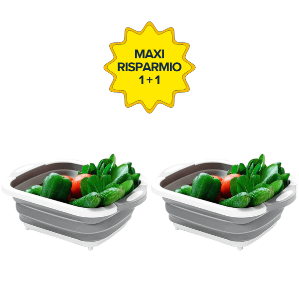 🔥LAST DAY 50% OFF —3-in-1 Foldable Cutting Board & Collapsible Sink