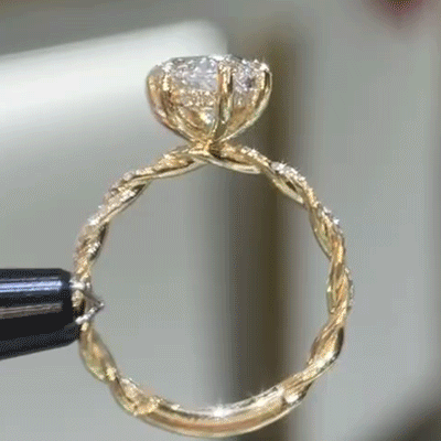 1-5 Carat Infinity Twist Marquise Moissanite Ring | 90% OFF Limited Time, Last Day!🔥