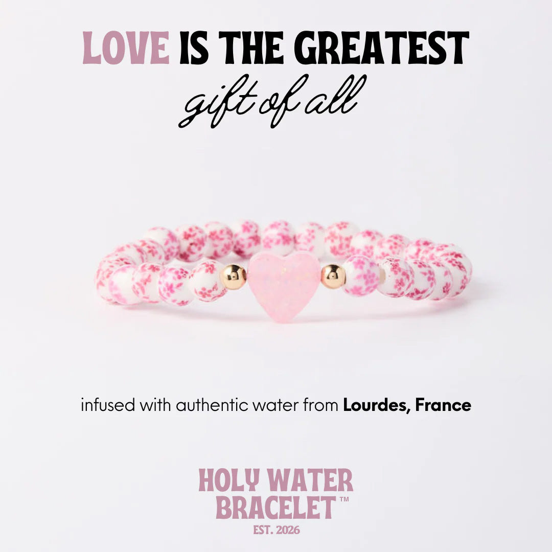 🔥 LAST DAY 90% OFF-Holy Water Porcelain Heart Bracelet
