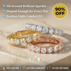 The Timeless Elegance - Premium Moissanite Eternity Band🔥 Final Flash Sale: 90% OFF