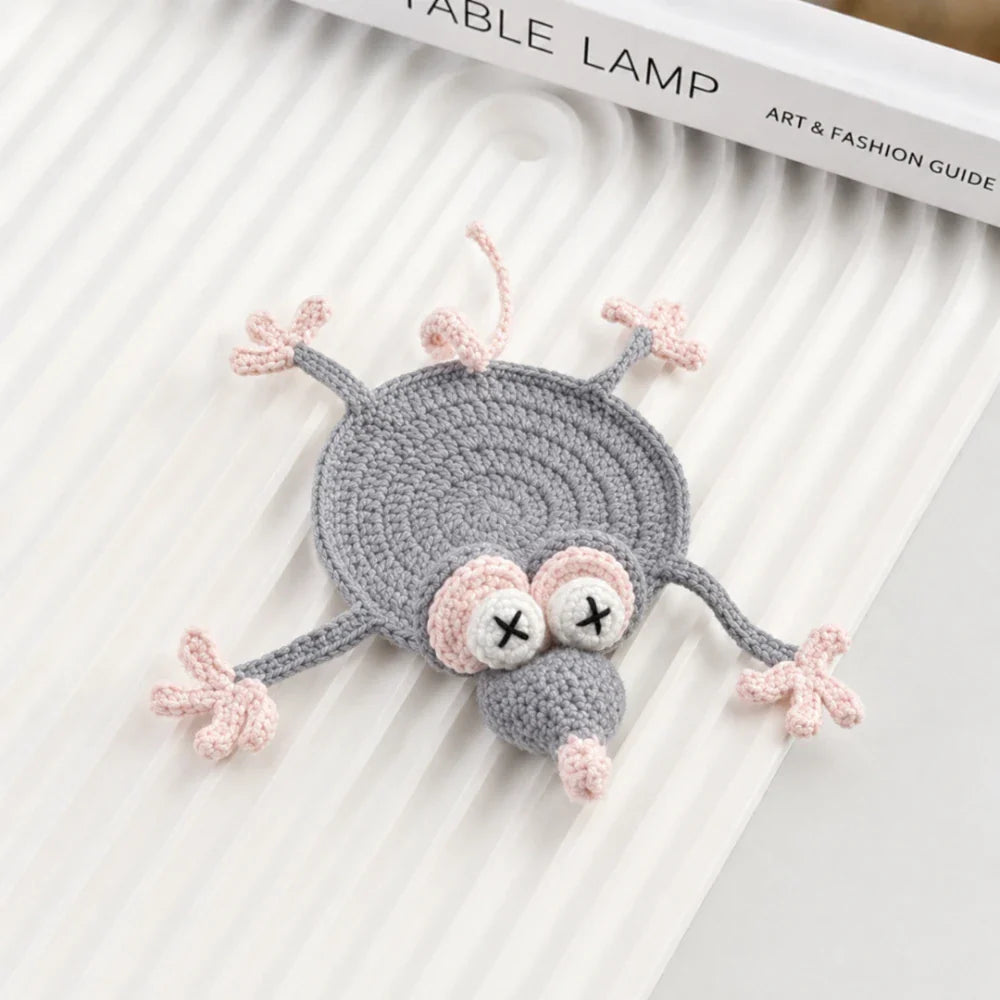 🔥Limited Time 50% Off:Handmade Animal Crochet Coasters - Limited Time Offer