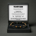 🔥LAST DAY 50% OFF —Engraved Tiger Eye Son Bracelet